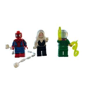 Lego Spider Gwen, Spider-Man & Mysterio Minifigures